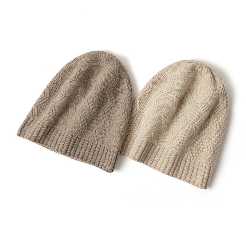 

Осенне-зимняя теплая кашемировая шапка, Повседневная вязаная шерстяная шапка унисекс для мужчин и женщин, мягкие шапочки, облегающие шапки