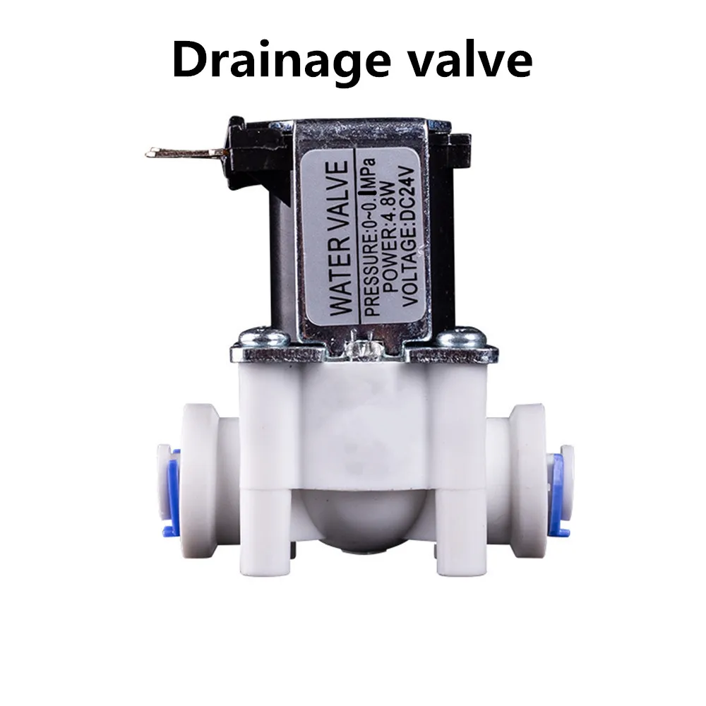 

Electric Plastic Solenoid Valve 12V 24V Normally Closed 1/4" 3/8" Hose Pipe Quick Conntection RO Water Reverse Osmosis System