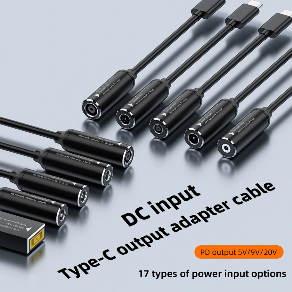 USB Type C PD конвертер 5 в 9V1 2 адаптер питания PD6W Type-C к DC разъему зарядный кабель для
