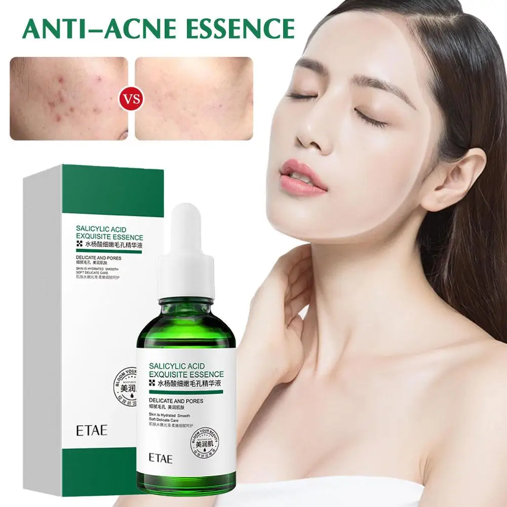 

Salicylic Acid Essence Pore Shrink Hyaluronic Acid Nourishing Essence Anti-acne Anti-aging Moisturizing Brighten Serum Q1z9