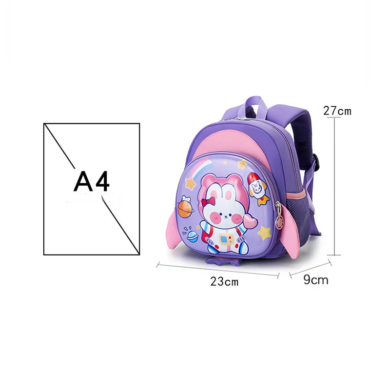 Cartoon Hard Shell Toddler Kindergarten Bag Cute Girl's Early Education School Bag Children's Small Backpack