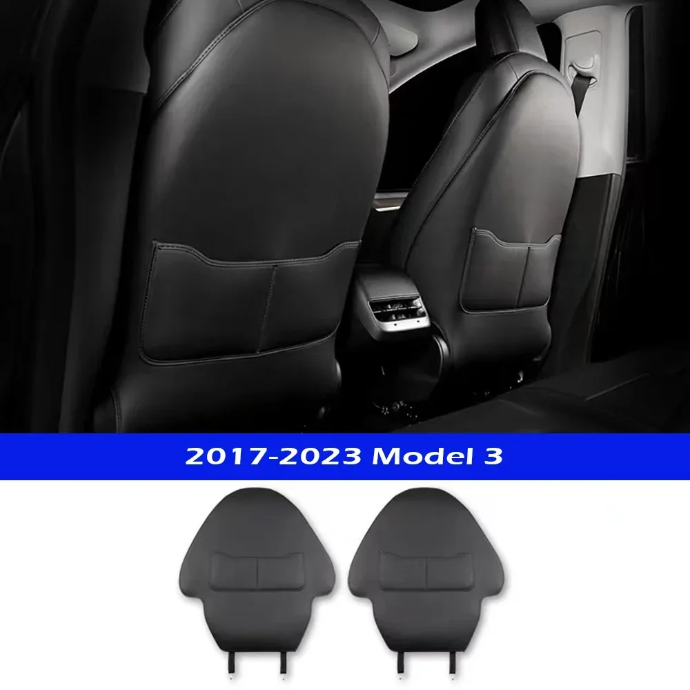 

Кожаная защита спинки сиденья для Tesla Model Y S Model 3, аксессуары Highland, накладка на заднее сиденье, износостойкий чехол на спинку
