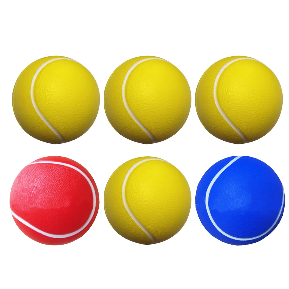 

Tennis Balls Pu Ball Bulk Playing Training Accessory Coloured Red Beginner Kid