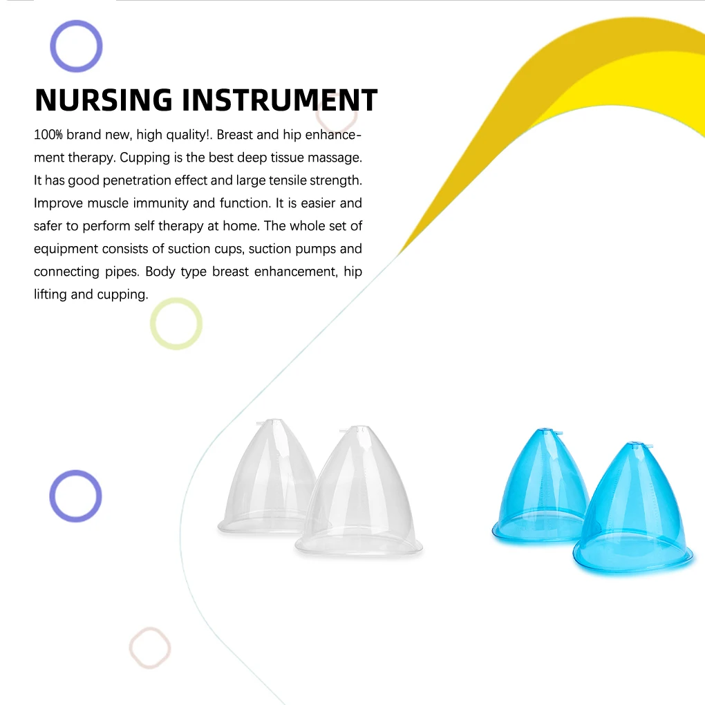 

1 Pair Vacuum Suction Cup Portable Replacement Cupping Machine Sucker
