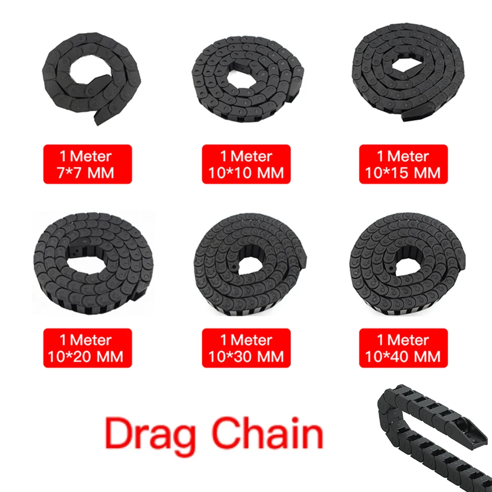 

Мост цепной типа 7x7 10x10 10x15 10x20 10x30 10x40 мм с концевым кабельным носителем для фрезерного станка с ЧПУ, 1 м