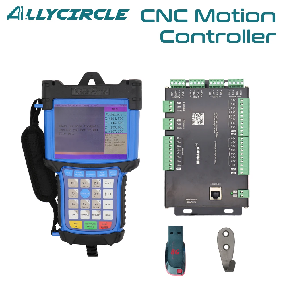 Система управления движением RichAuto DSP B58 с 4 осями для деревообработки ЧПУ