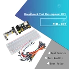 1 шт. новая макетная плата MB-102 MB102 830 точек без пайки печатная плата для хлеба тестирование Разработка DIY