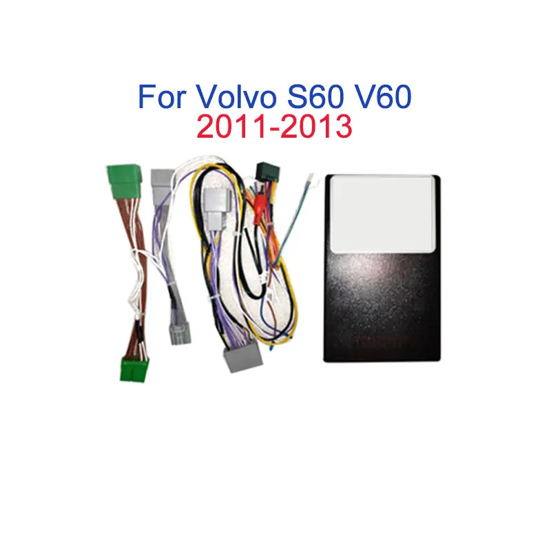 Для Volvo S60 V60 2011-2020 Автомобильная рамка Fascia Adapter Canbus Box Decoder Android радио приборная