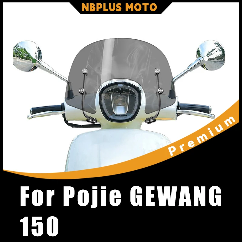Фото 【Премиум】Ветровик для Pojie GEWANG 150, передний дефлектор от дождя для Taitian GEWANG 150 №1