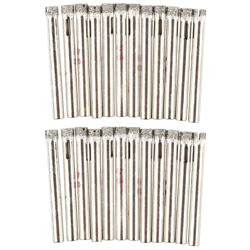 

6Mm 15/64 Inch Diamond Tool Drill Bit Ceramic Tile Glass Hole Saw 24 Pcs