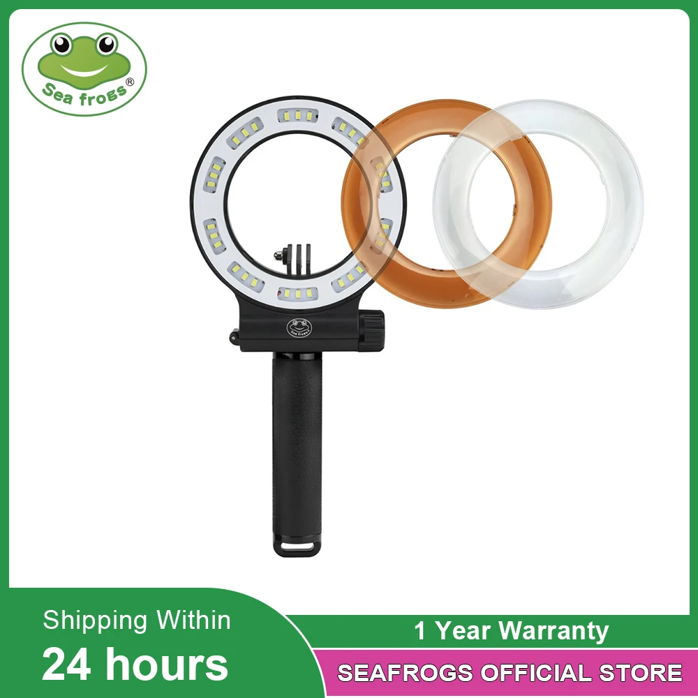Фото Seafrogs SL-109 30 LED водонепроницаемый 40m заполняющий свет для дайвинга 3 режима для GoPro Hero 6 /7 /8/9/10 для экшн-камеры Yi 4K SJCAM №1