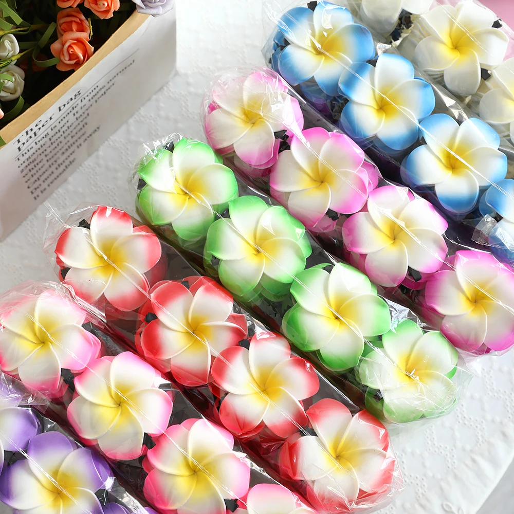 10 шт. искусственные цветы в гавайском стиле