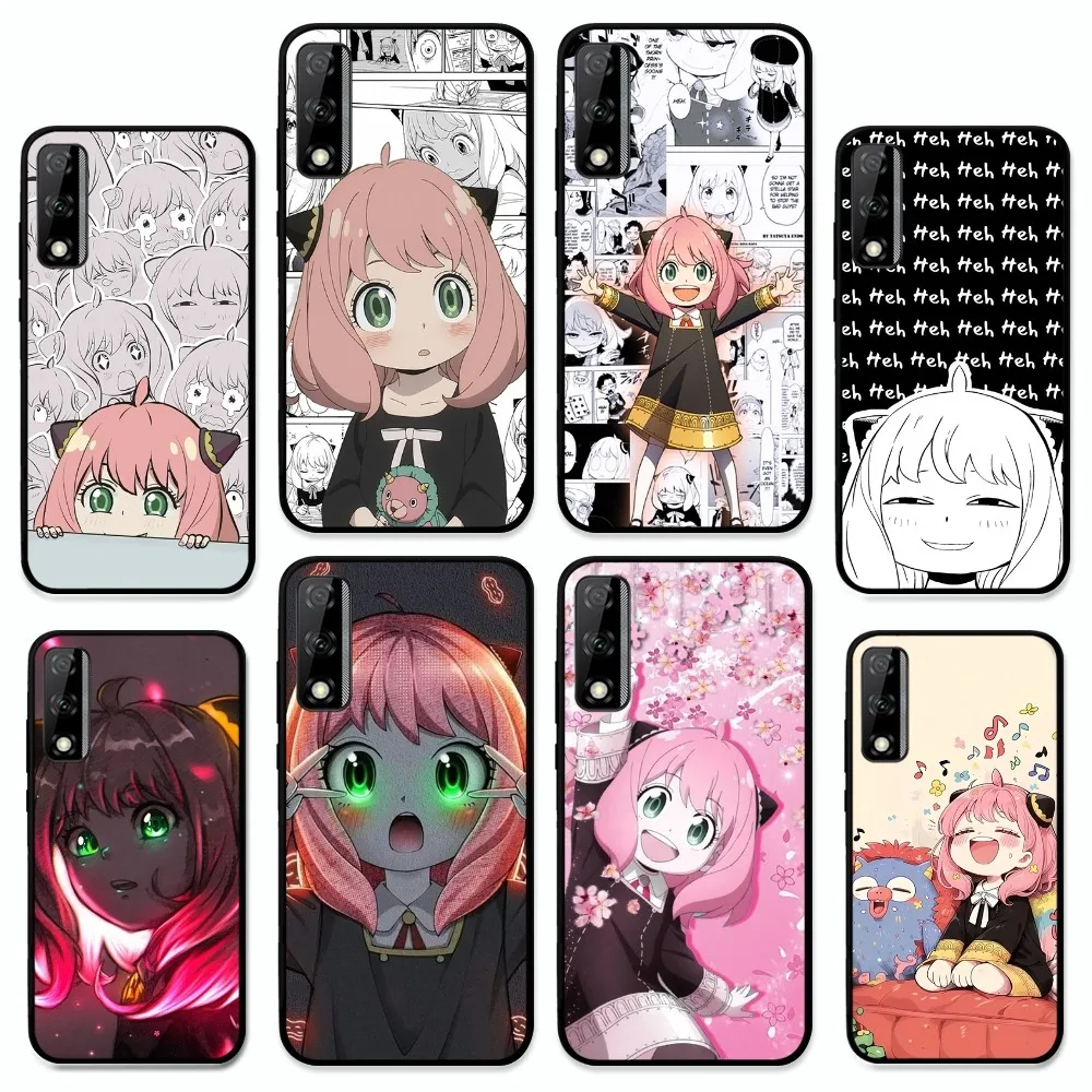 SPY FAMILY Anya Cute Phone Case For Huawei Y9 6 7 5 Prime Enjoy 7s 8 Plus 7a 9e 9plus 8E Lite Psmart Shell