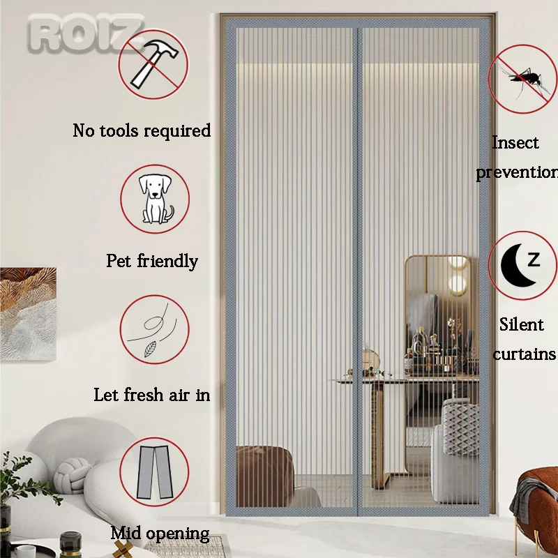 

Магнитная дверная занавеска