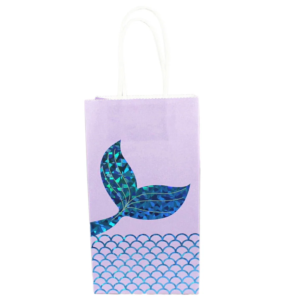 10 шт. подарочные пакеты с героями мультфильмов бумажный пакет хвостом русалки