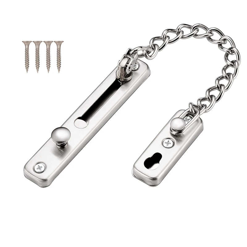 Замок дверной с защитой от кражи замок для дверей дома серебристый