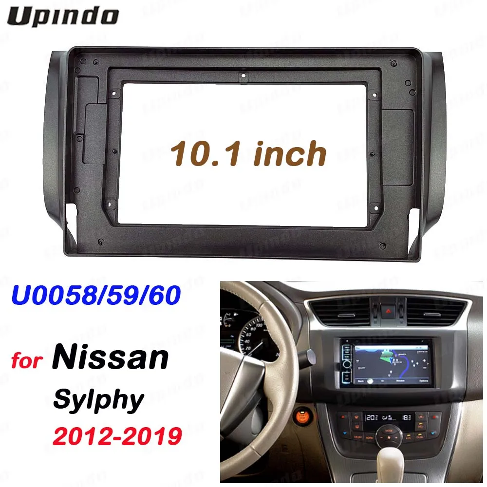 2 Din 10 1 дюймовая Автомобильная радиоустановка Fascia стереопанель комплект для