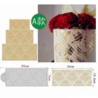 Трафареты для горячих тортов, выпечки, пшеничный шип, шаблон для торта, трафарет, сделай сам, форма для рисования, выпечки, кухонные инструменты для украшения тортов