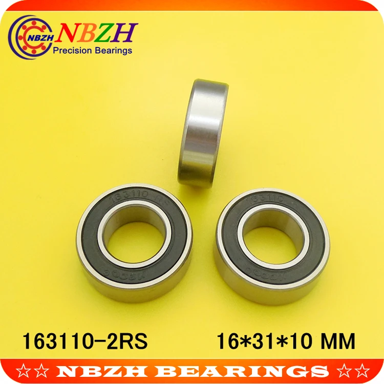 NBZH подшипник 163110-2RS 163110 шариковый подшипник 16x30x31x10mm 163010 2RS ремонт велосипедных осей нестандартный 6002-2RS 163010-2RS on.