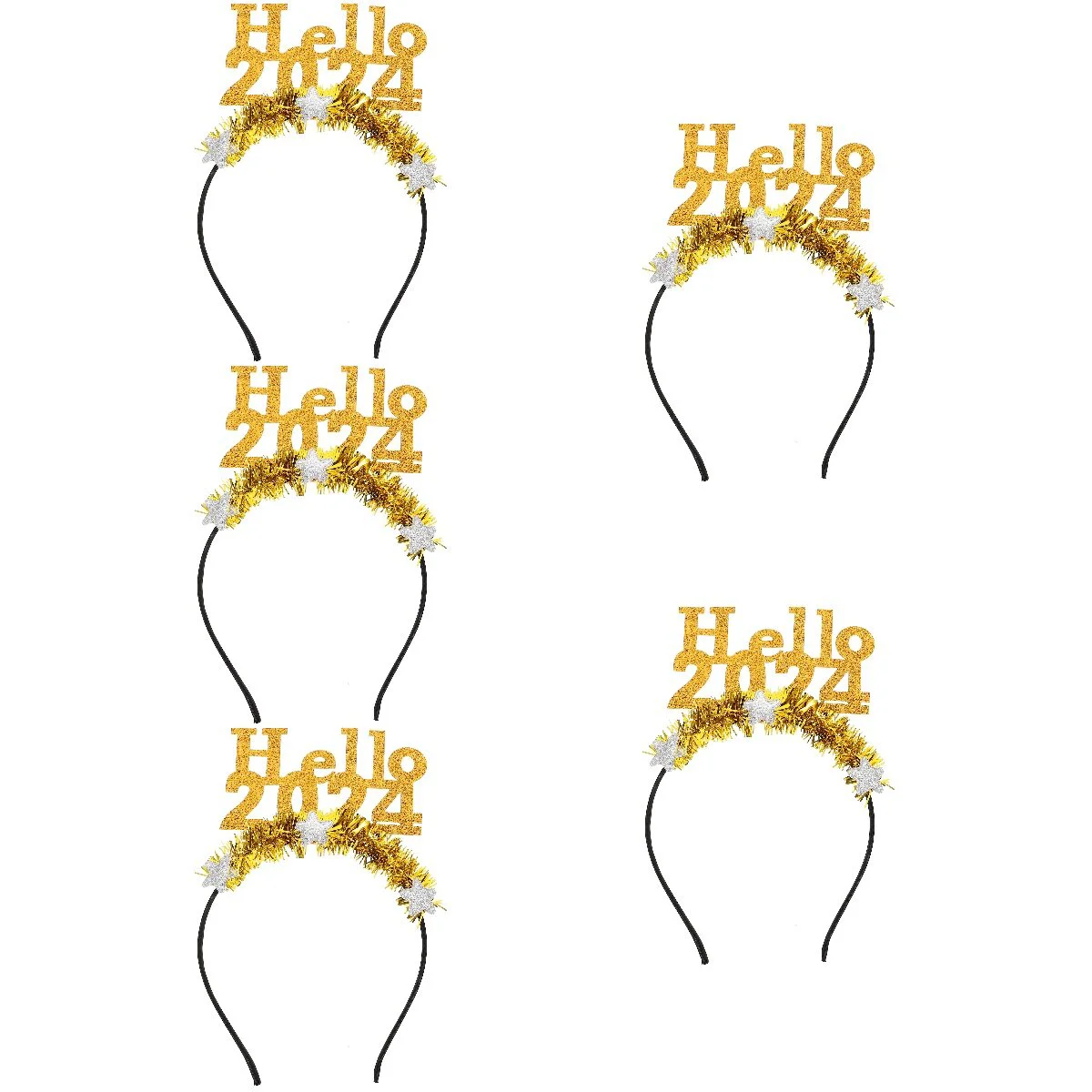 

Spring Festival Decor New Year Party Hair Hoops 2024 Headbands Photo Booth Props Headwear