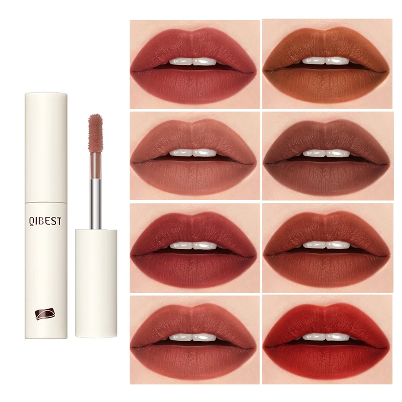 

Matte Lip Gloss Sexy Red Lip Tint Moisturizing Waterproof Long-Lasting Quick Film Lipstick Lips Plumper Lips Makeup