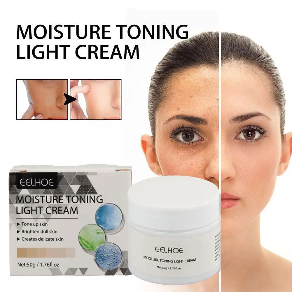 

50g Hydrating Beauty Face Cream Moisture Toning Light Anti-aging Lines Cream Spots Cream Brighten Face Fades Fine Toning E3C8