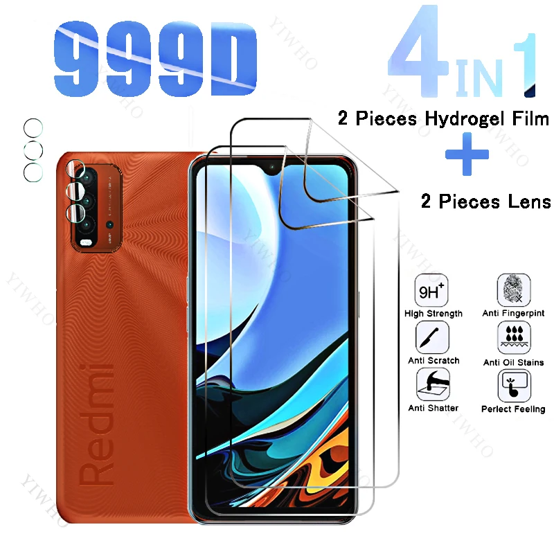 Гидрогелевая пленка для Redmi 9 T защитная с полным покрытием M2010J19SG объектив камеры 6