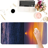 mouse pad computer office keyboards supplie accessories square mousepad durable sunset personalized desk pads mats gifts rat%c3%b3n