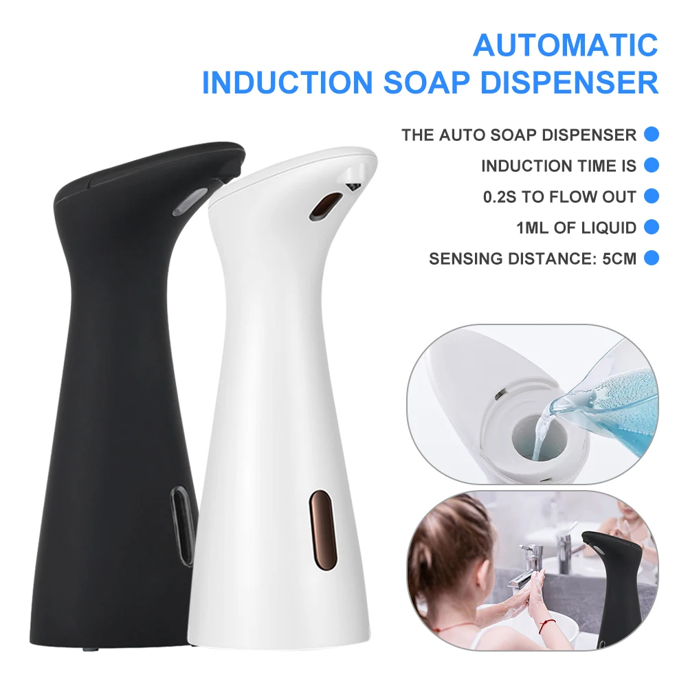 

200ml Liquid Soap Dispenser Automatic Hand Washing Washer Intelligent Induction Foaming Machine for Kitchen Bathroom Dispenser
