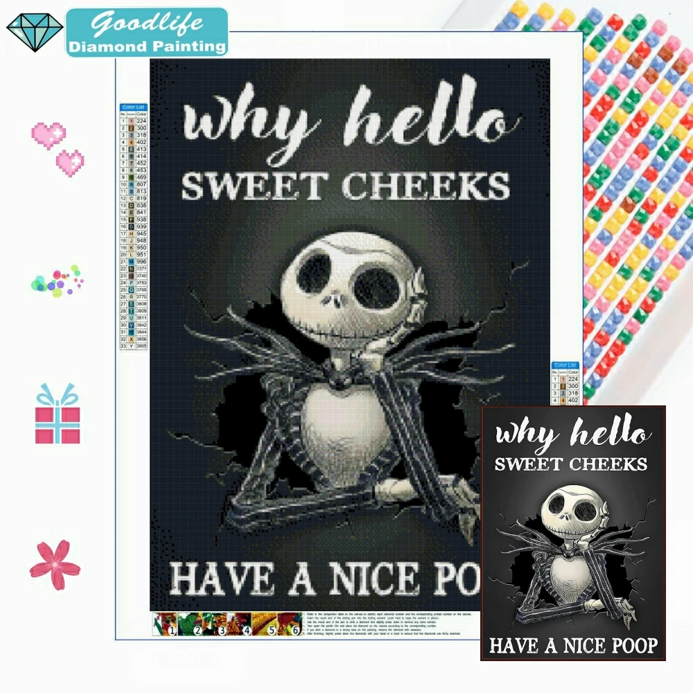 

Набор для алмазной вышивки «Кошмар перед Рождеством»