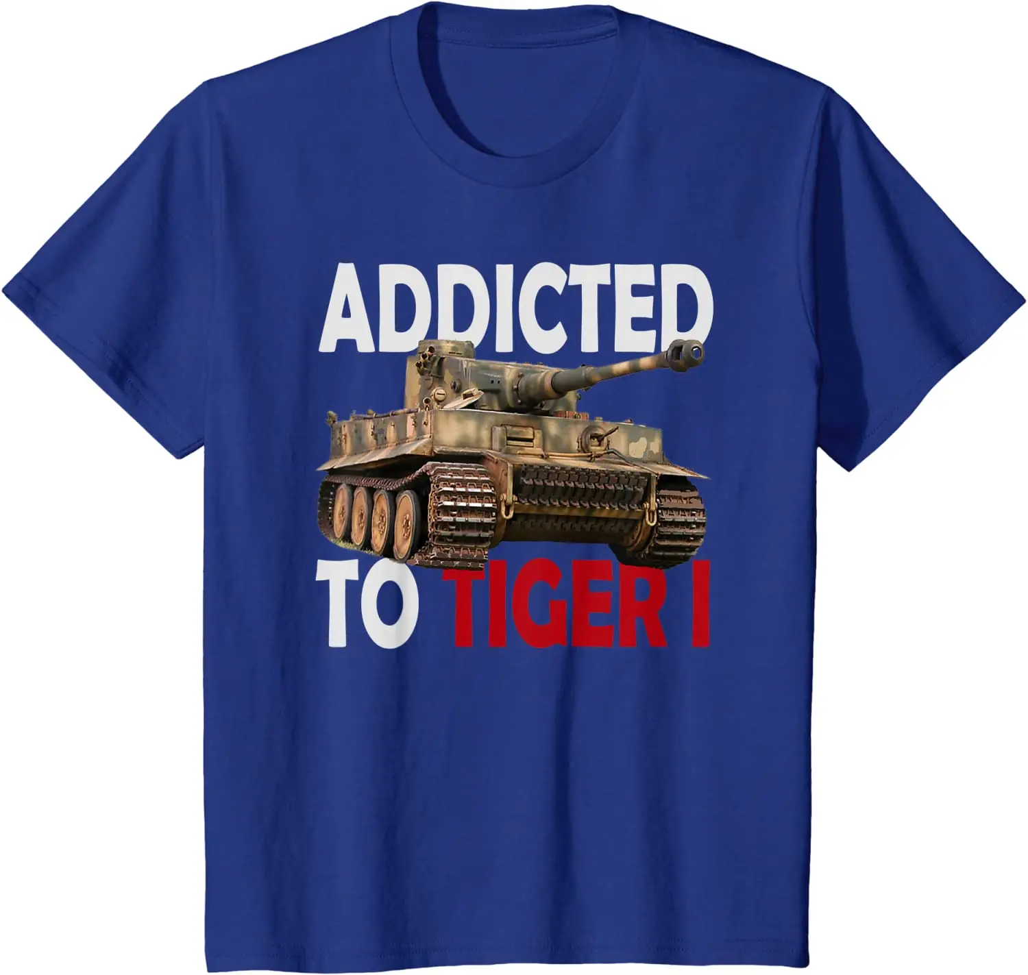 Футболка-Танк немецкой армии Второй мировой войны с изображением тигра панзера.