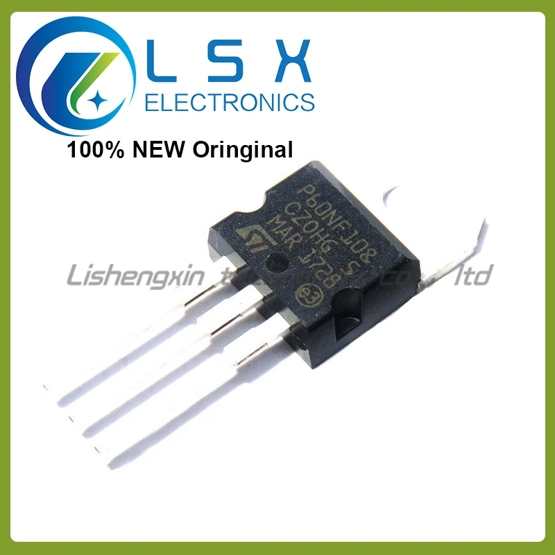 

Новинка/5 шт., N-канальный полевой транзистор STP60NF10 P60NF10 80A/100V TO220, оригинальный НА СКЛАДЕ