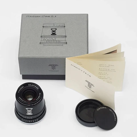 TTArtisan 17 мм F1.4 APS-C объектив  для Sony A6000 Nikon Z50 Canon R10 Fuji X-T10
