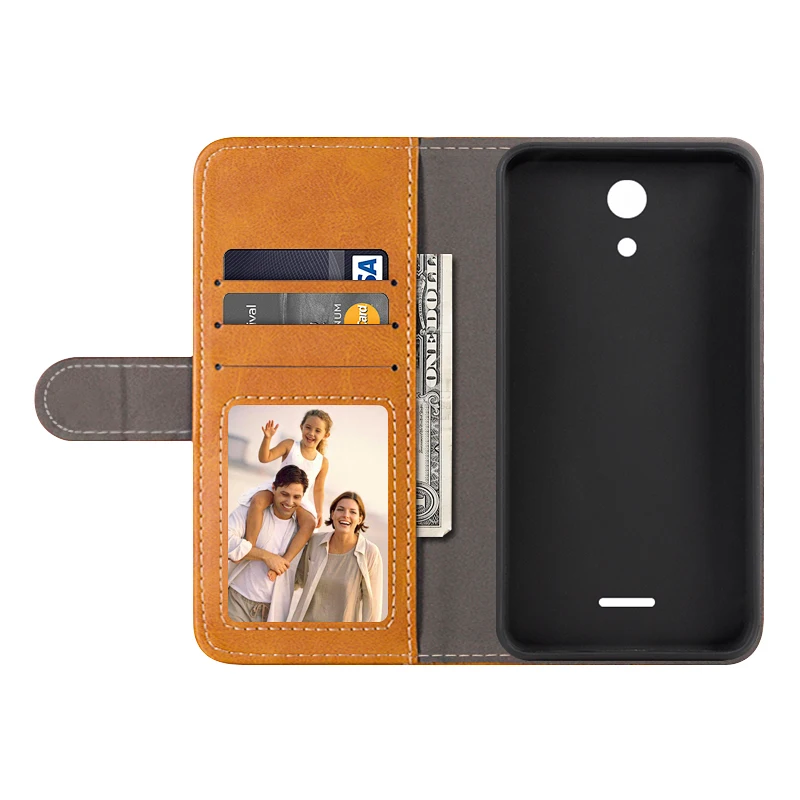 Кожаный чехол-книжка с магнитом для телефона | Мобильные телефоны и аксессуары