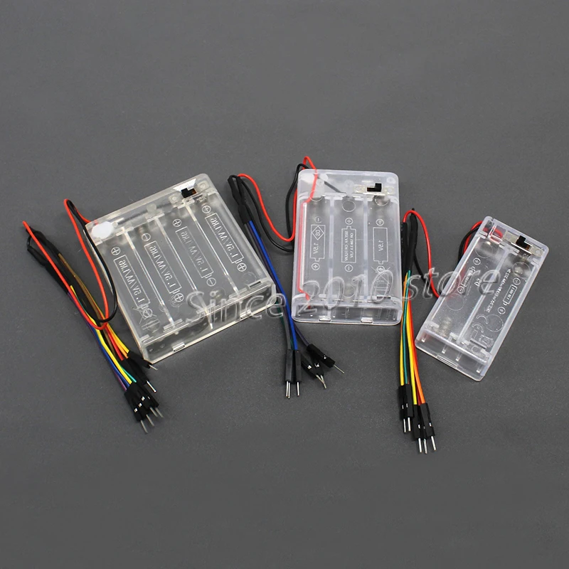 Фото DIY Circuit Power Различные провода Держатели батарей для 5-батарей типа АА для проектов производителя STEM Образование Электронный эксперимент №5