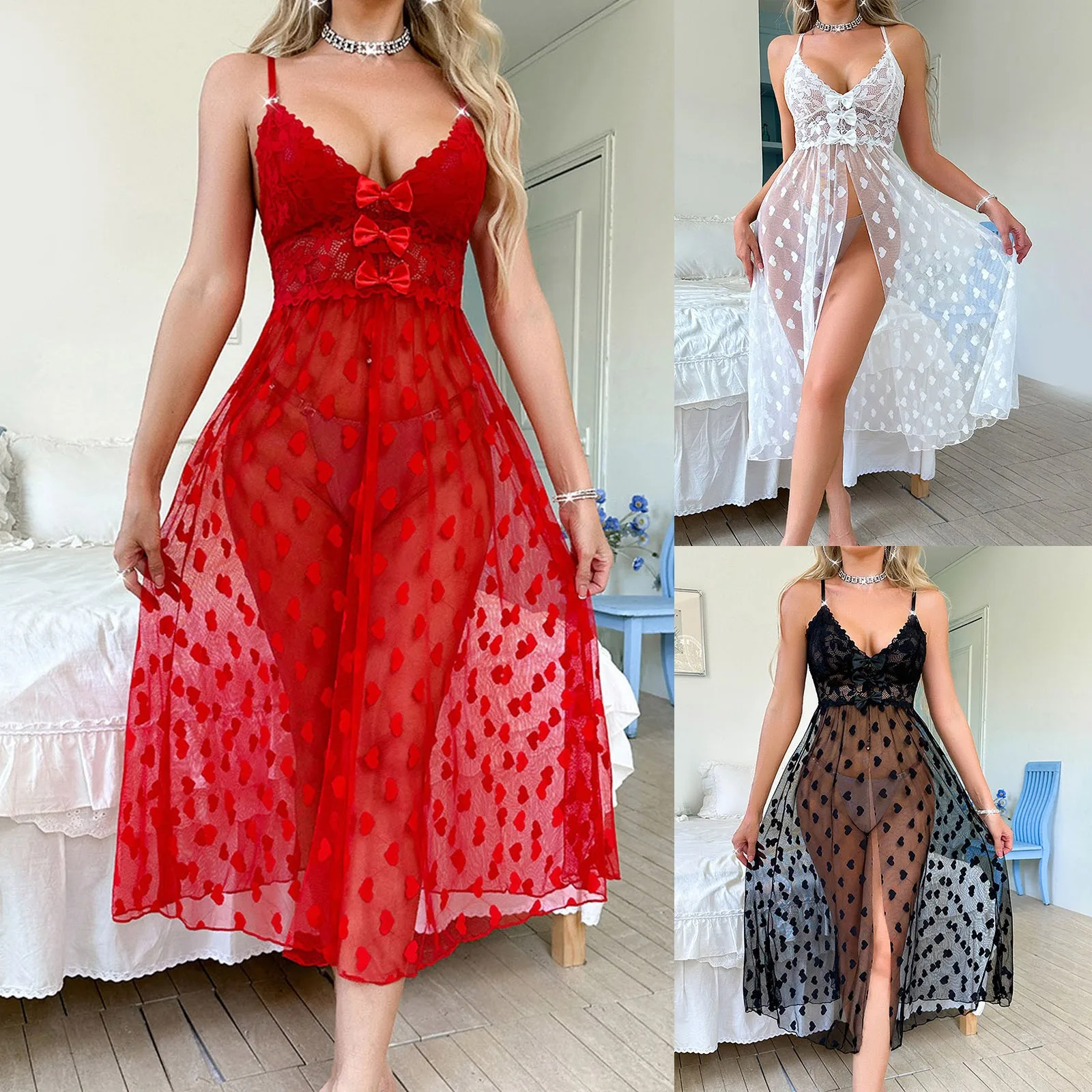 Женское нижнее белье прозрачная сетка ажурные блестки большой размер эластичная