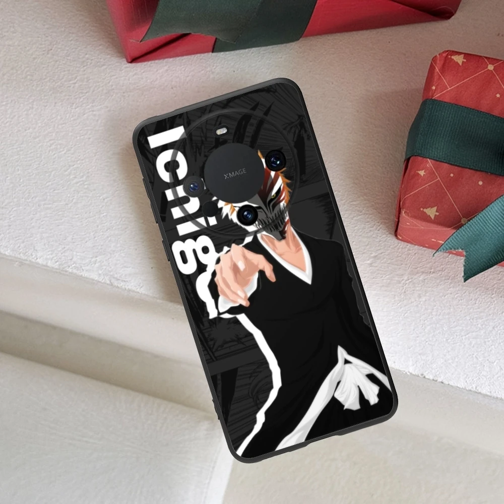 Чехол для мобильного телефона отбеливатель Ichigo Huawei Mate 60 50 40 30 20 10 Pro Plus Lite E 5G черный