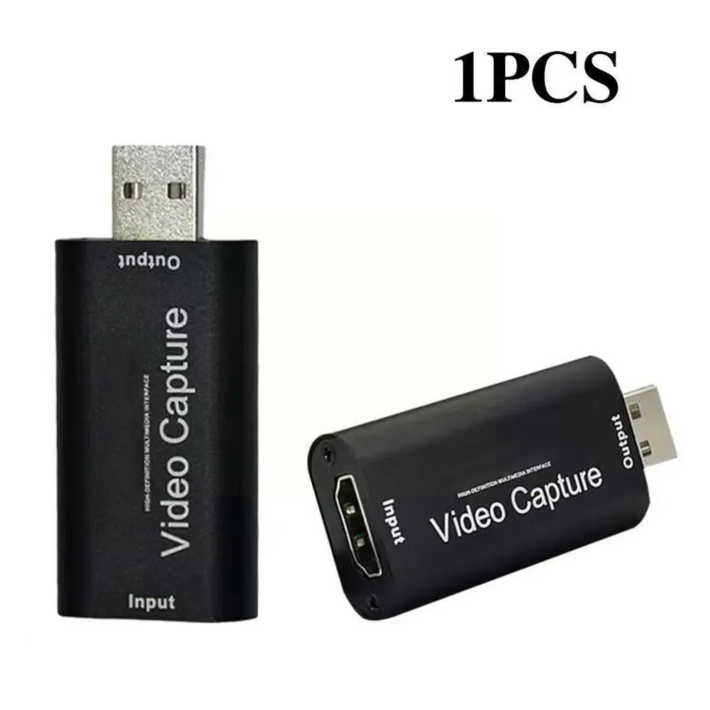 USB 2.0 Video Capture Card 4K HDMI-compatible Video Grabber Live Streaming Box Recording for PS4 Phone Game DVD HD Cam Z2L8