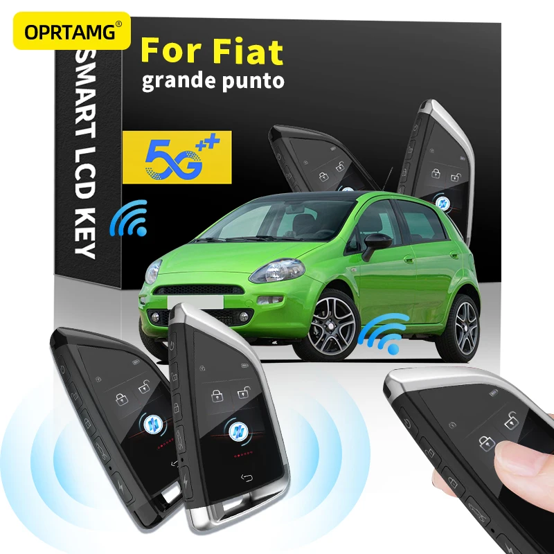 

Модифицированный смарт-ключ дистанционного управления для Fiat grande punto с ЖК-дисплеем