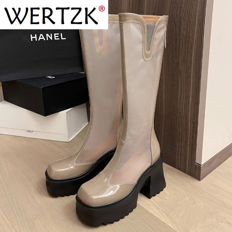 2022 г. Летние женские модные новые пикантные белые ботильоны на платформе с