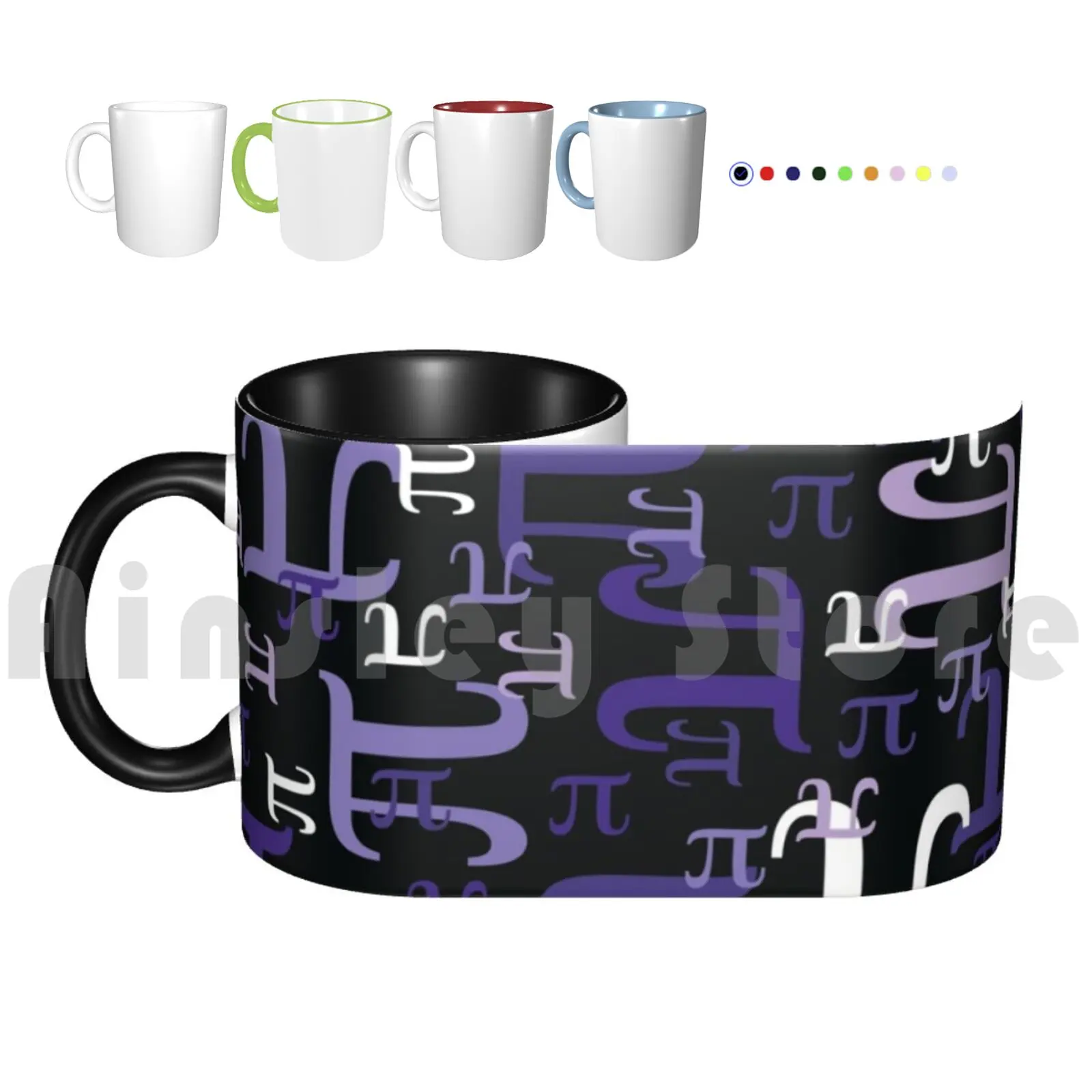 

Pieces Of Pi ( Purple ) Coffee Cups Ceramic Mugs 2847 Pi Math Pi Day Nerd Geek Nerdy Geeky Science Pretty Cool