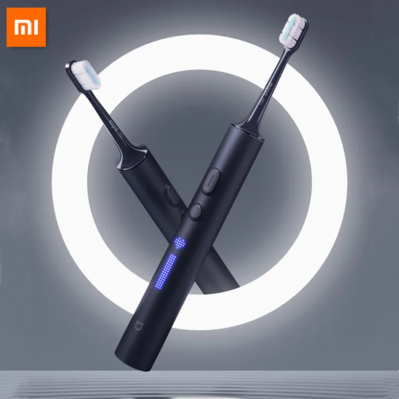 

Звуковая электрическая зубная щетка XIAOMI MIJIA T700 с индуктивной зарядкой и светодиодным дисплеем, водонепроницаемая IPX7, с мягкой щетиной, с под...