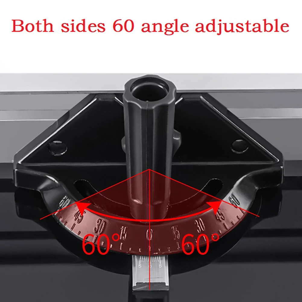 

Brand New Miter Gauge Angle Plate Ruler DIY For Table Saw Home Multifunction Push Block Fence System Universal