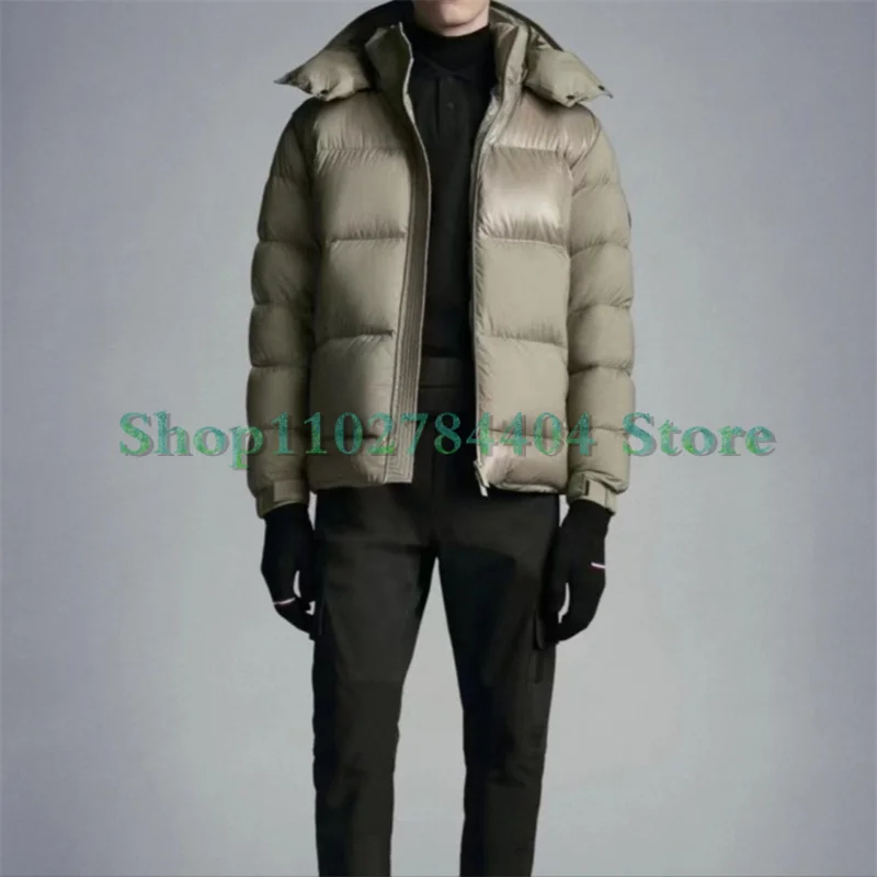 

868800 мужская зимняя куртка, модная уличная женская черная куртка, роскошная дизайнерская куртка на белом утином пуху, мужская куртка высокого качества