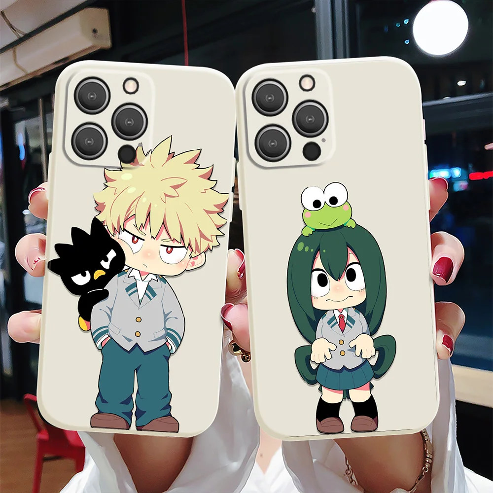 

Comic Style Case For IPhone 13 12 Mini 11 Pro Max XS XR X 7 8 Plus SE 2020 2022 Soft TPU Protection Fundas My Hero One's Justice