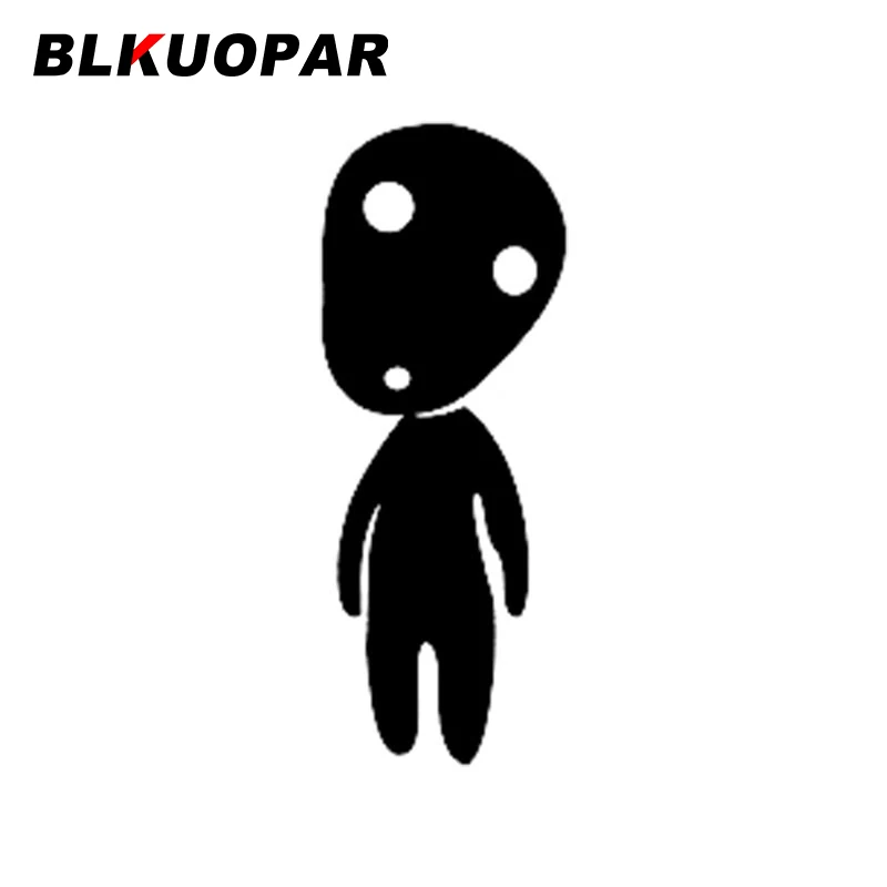 

BLKUOPAR Kodama забавная наклейка для автомобилей, простой приклеиваемый строгий индивидуальный милый шлем, украшение кондиционера воздуха