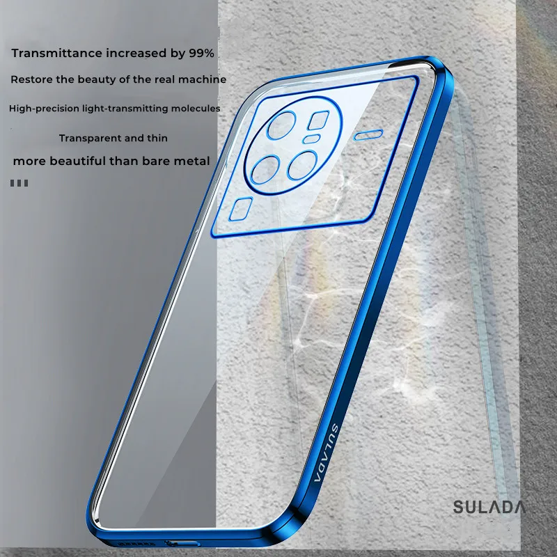 For X90 Pro Cases SULADA XuanTou Electroplating Ultra-thin Anti-fall TPU Suitable For X90 X80 Pro Transparent Soft shell