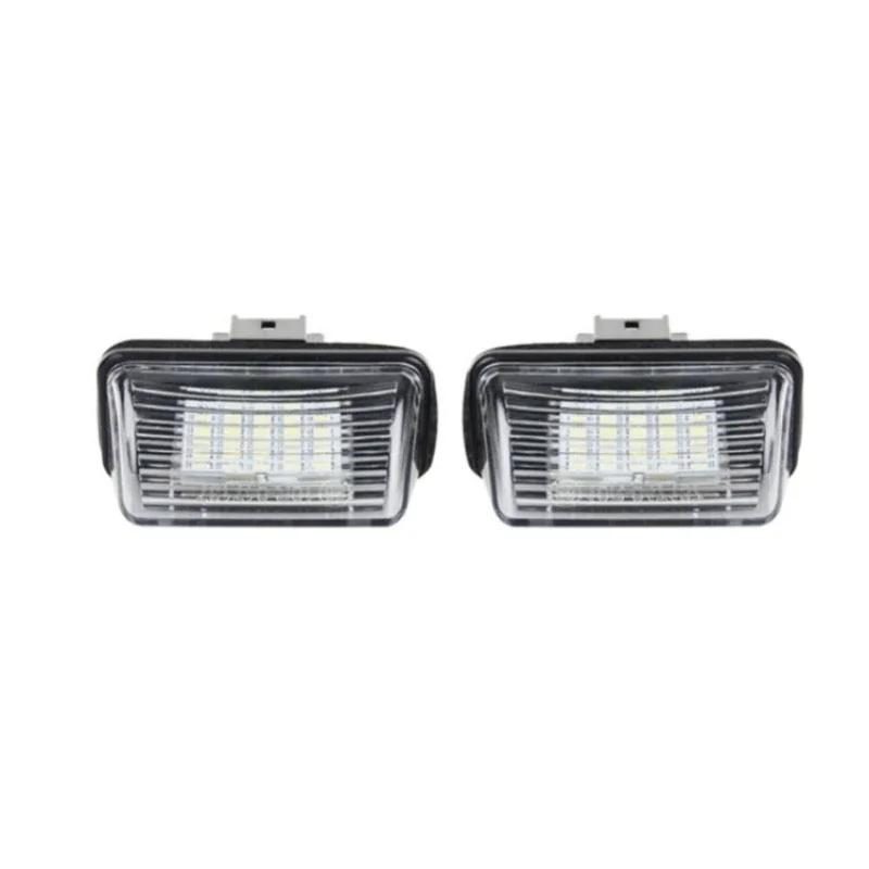 Фото Для Peugeot 206 207 307 308 407 5008 Partner Citroen C3 C4 C5 Xsara Picasso светодиодная лампа номерного знака, 2 шт. №3