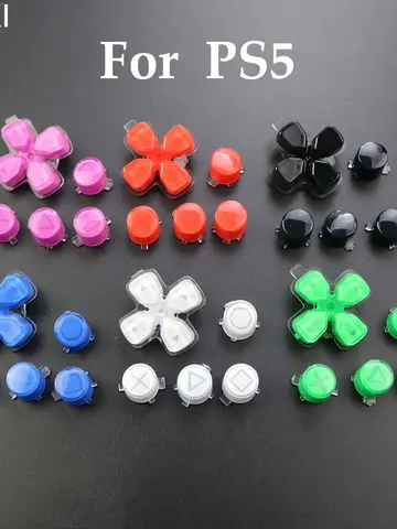 1 Упаковка, Желеобразная Кнопка, D-pad, Триггерные Кнопки ABXY Для Контроллера PS5, PlayStation 5, Запасные Части Для Геймпада