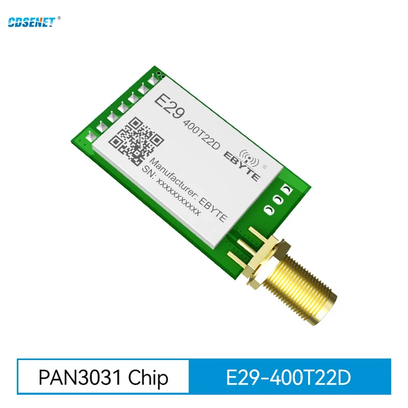 Беспроводной модуль PAN3031, технология широкого спектра ChirpIoT, 22 дБм, 5 км, CDSENT, рандомный модуль IPEX, модуль DIP для отверстий для печати